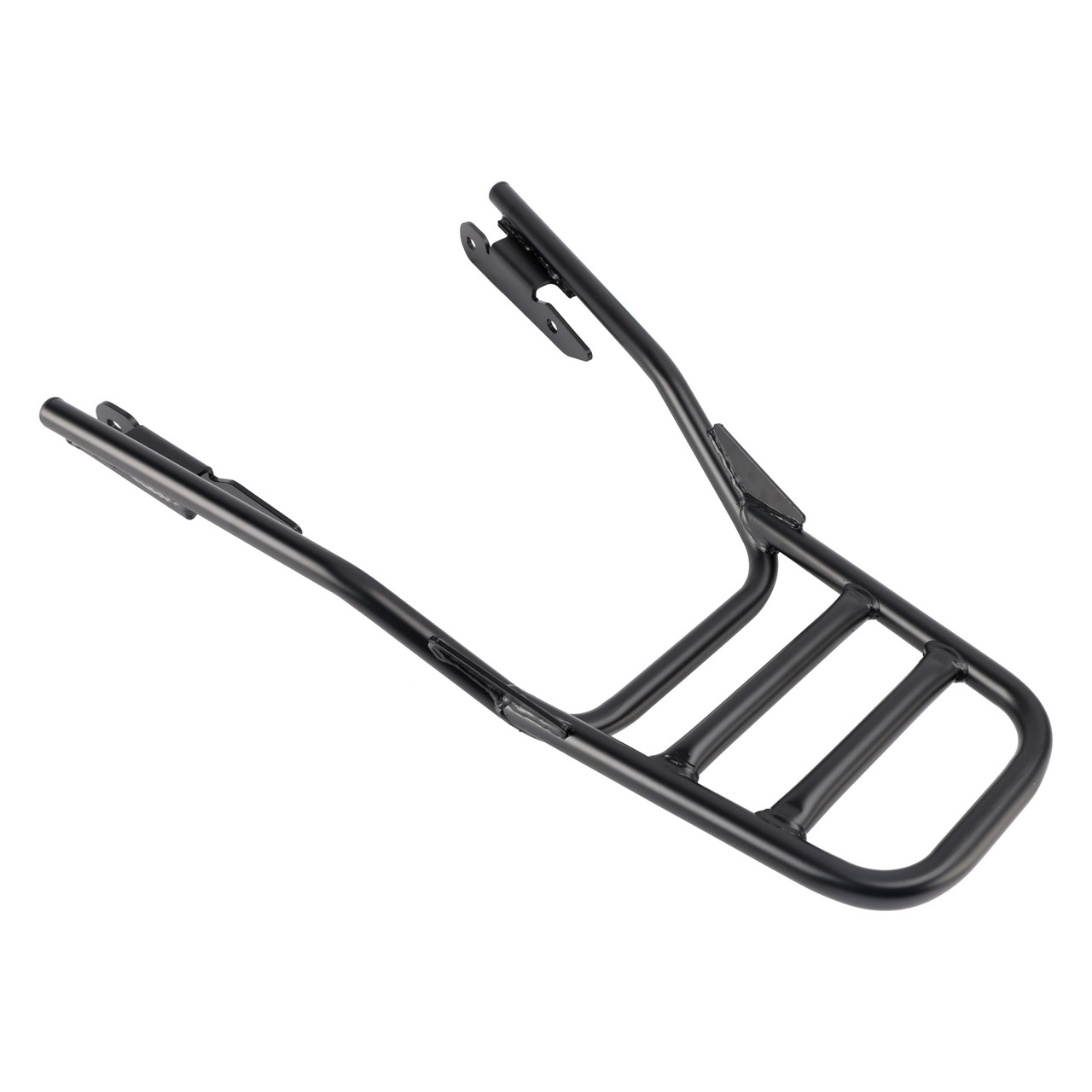 2021-2025 Trident 660 Rear Luggage Rack Carrier with Passenger Grab Bar Black Generic