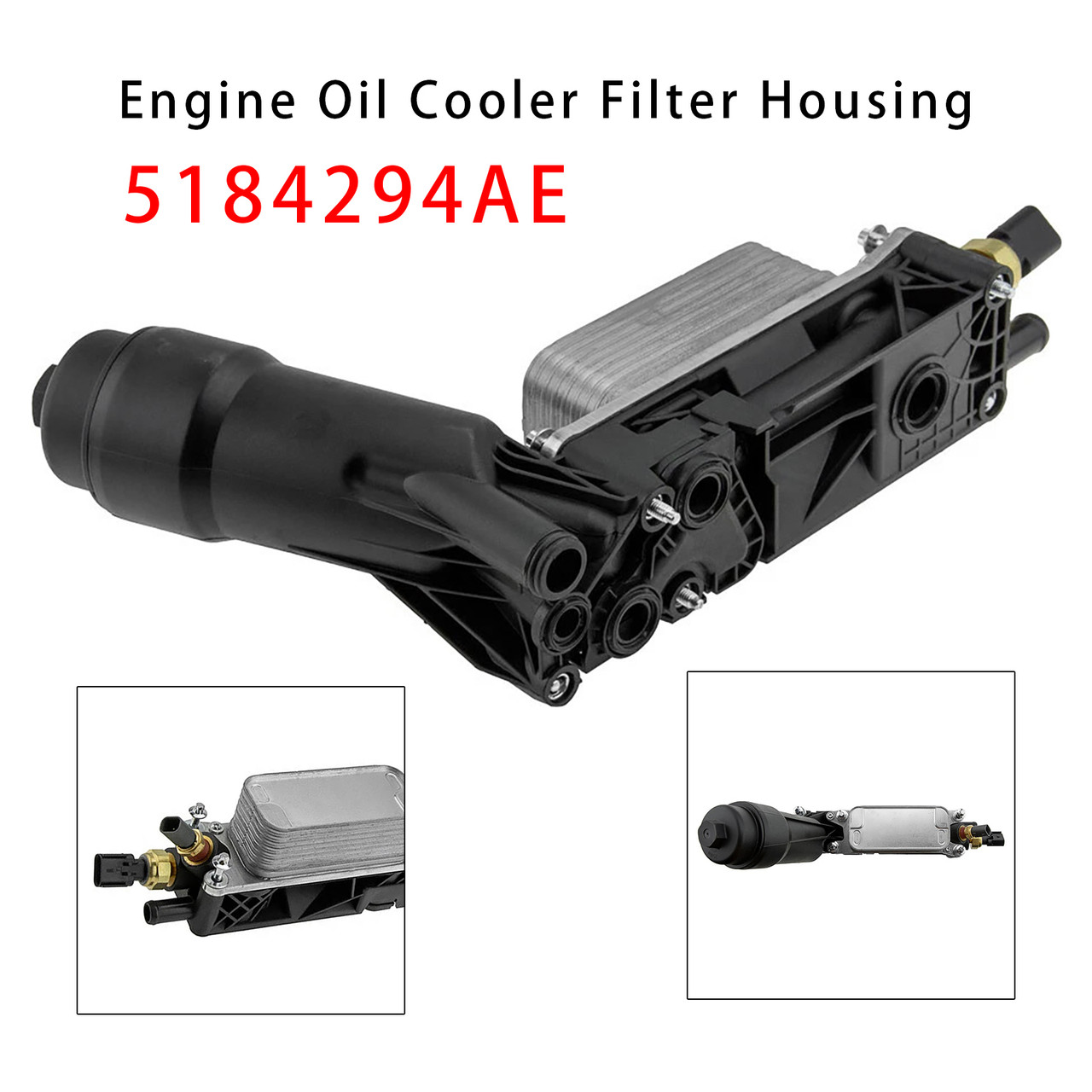 2011-2014 Dodge Averger V6 Engine Oil Cooler Filter Housing 5184294AE Generic