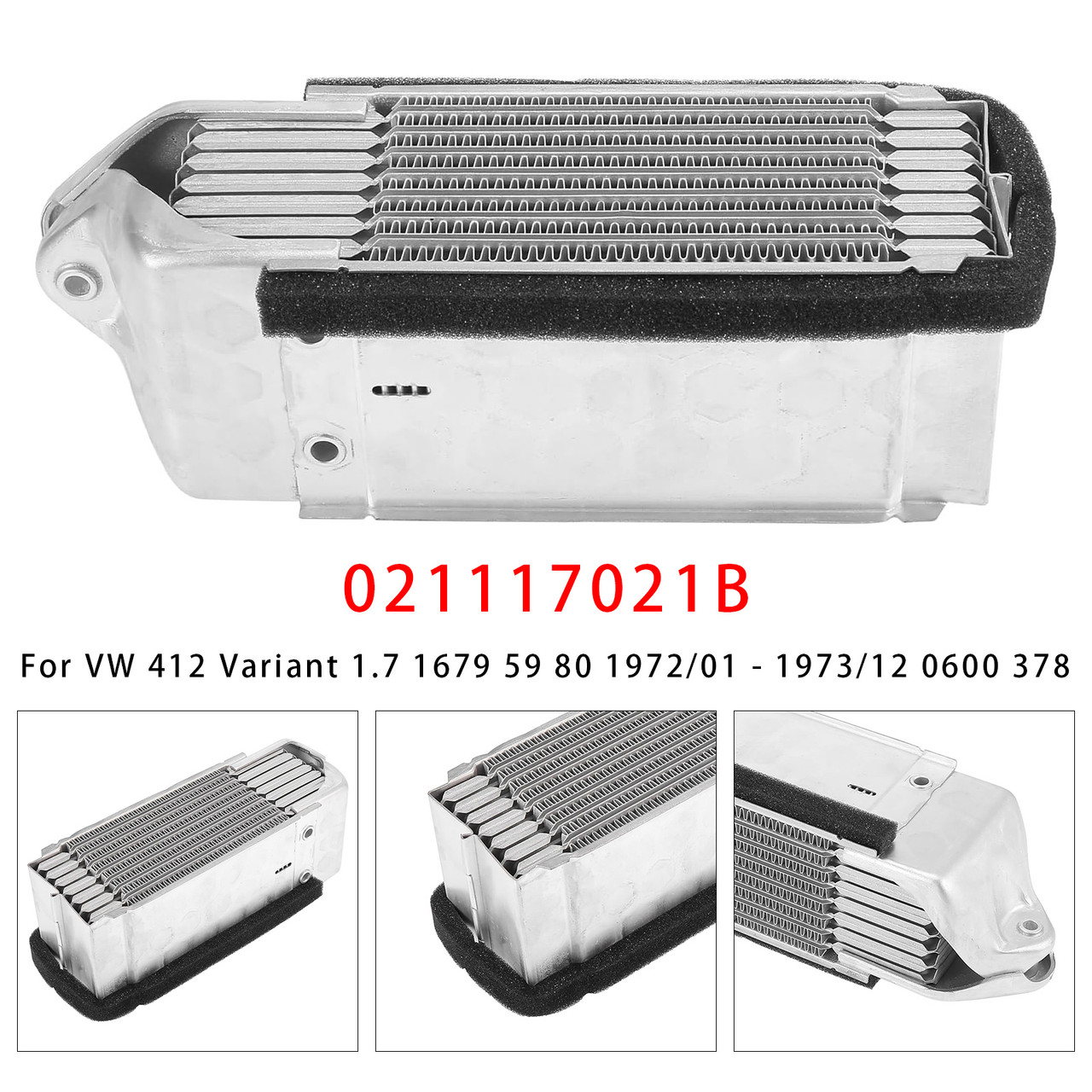 1969-1967 PORSCHE 914 Engine Oil Cooler 021117021B Generic