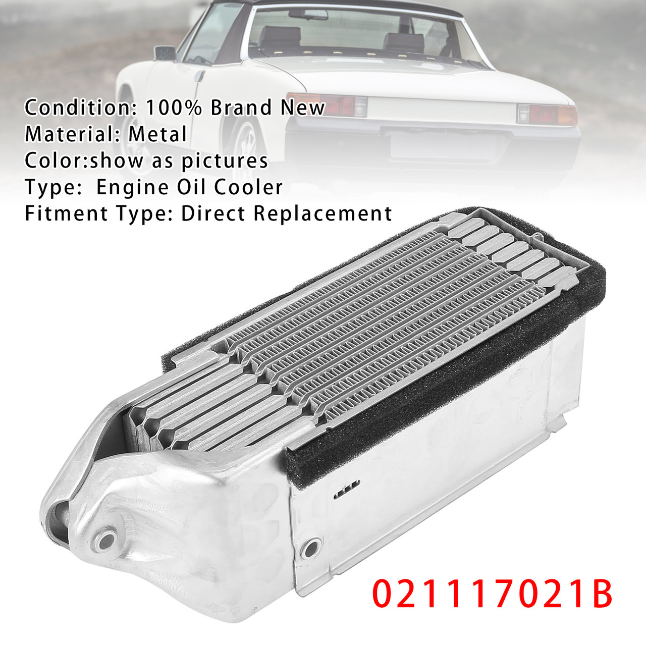 1971-1986 VW TRANSPORTER T2 T3 Engine Oil Cooler 021117021B Generic