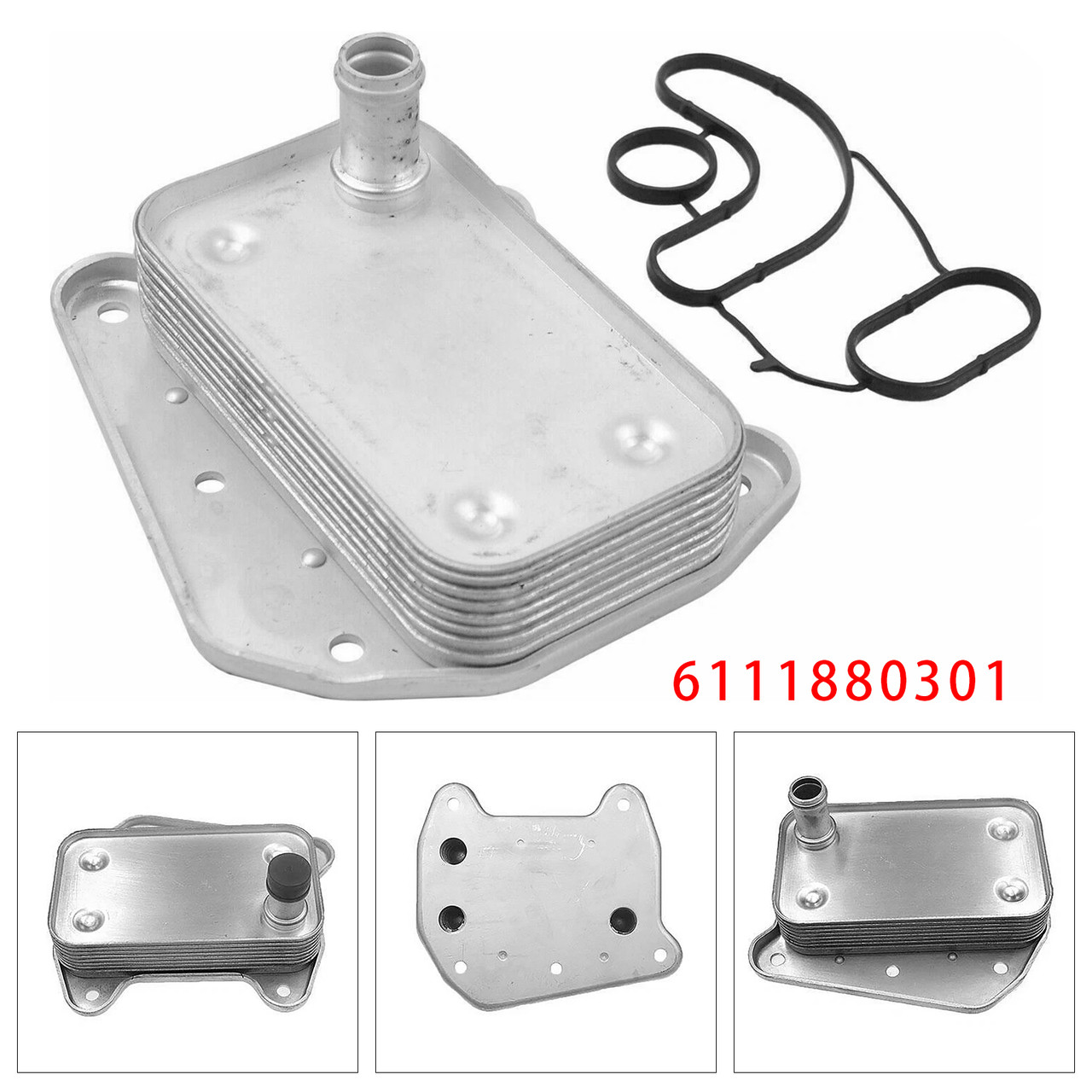 2010-2014 Mercedes-Benz C200 L4 1.8L Engine Oil Cooler 6111880301 Generic