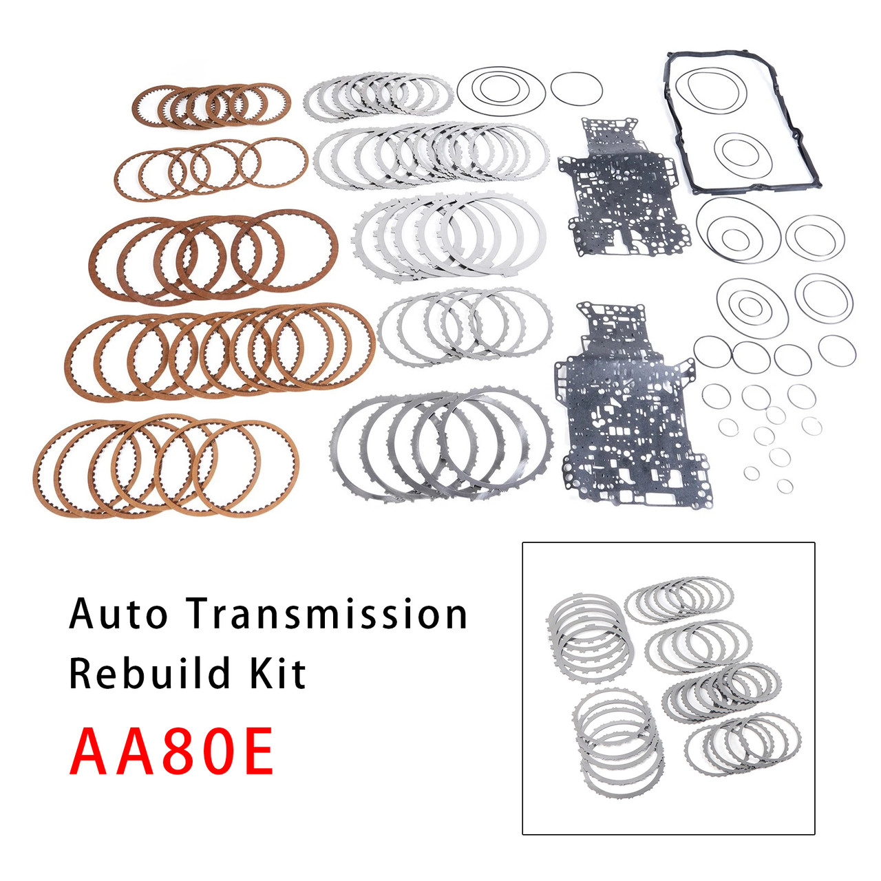 Toyota GS460 LS460 4.6L Auto Transmission Overhaul Master Rebuild Kit AA80E Generic