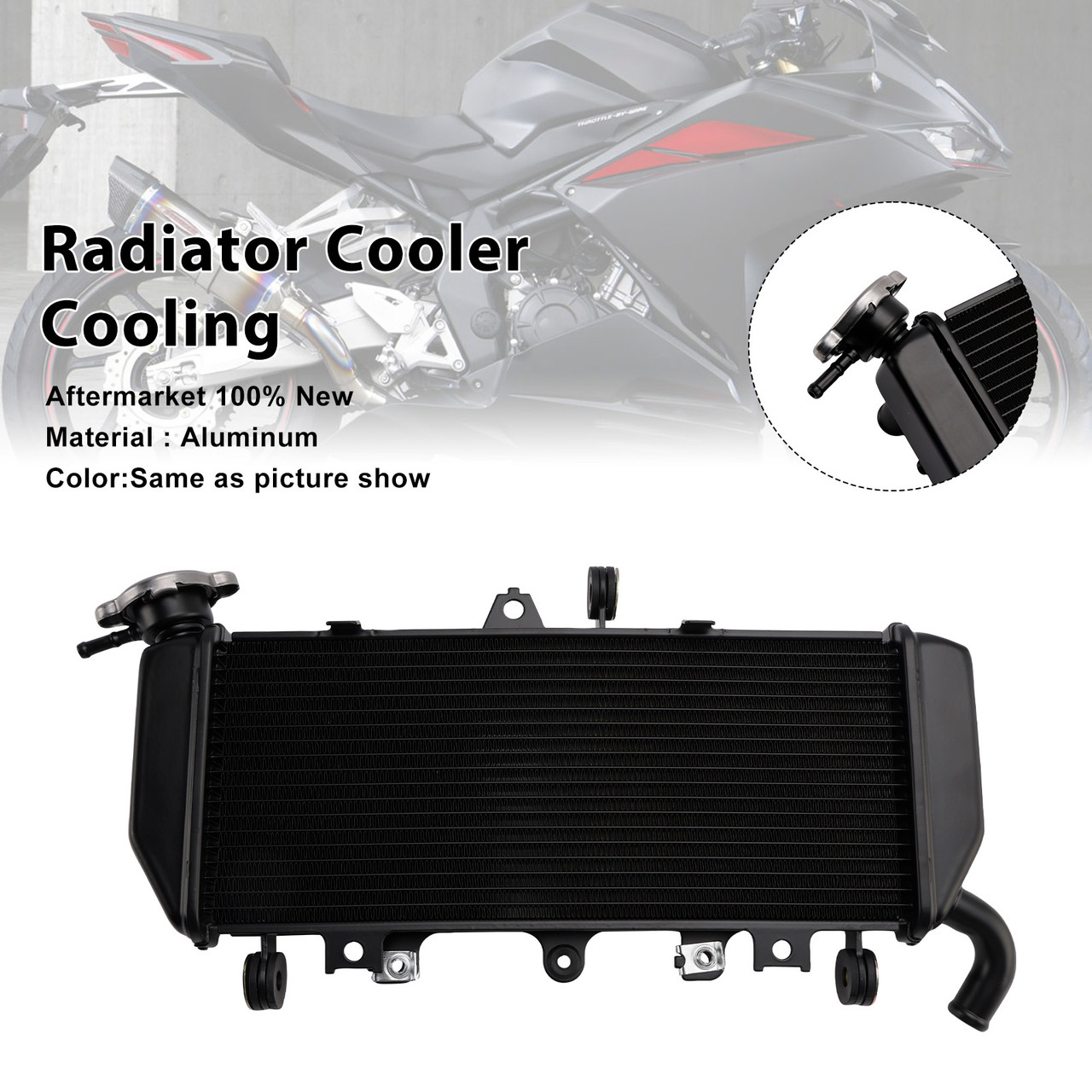 2017-2024 Honda CBR250RR Radiator Cooler Cooling Generic