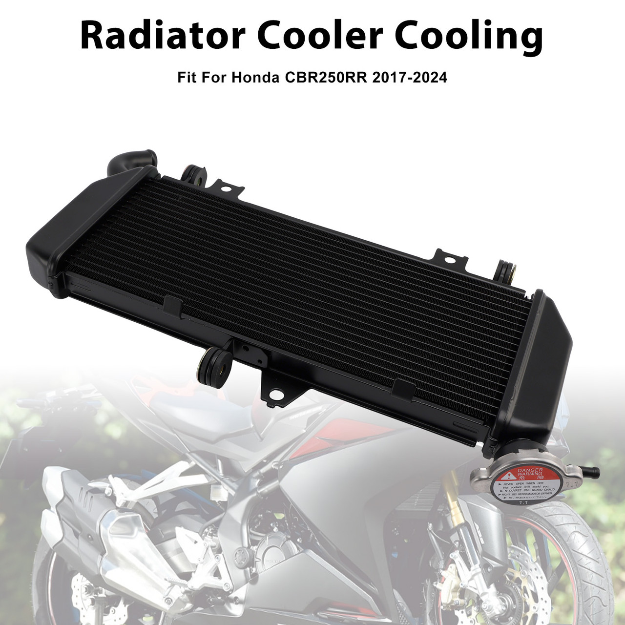 2017-2024 Honda CBR250RR Radiator Cooler Cooling Generic