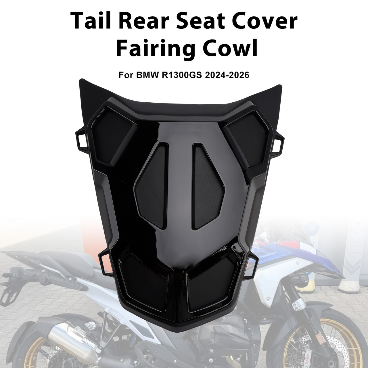 2024-2026 BMW R1300GS Tail Rear Seat Cover Fairing Cowl Black Generic