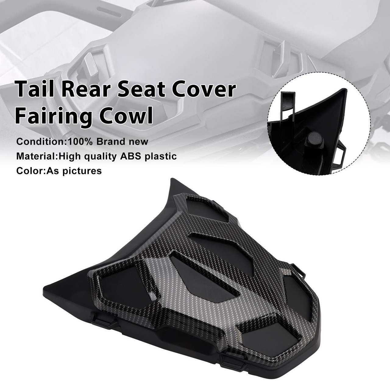 2024-2026 BMW R1300GS Tail Rear Seat Cover Fairing Cowl Carbon Generic