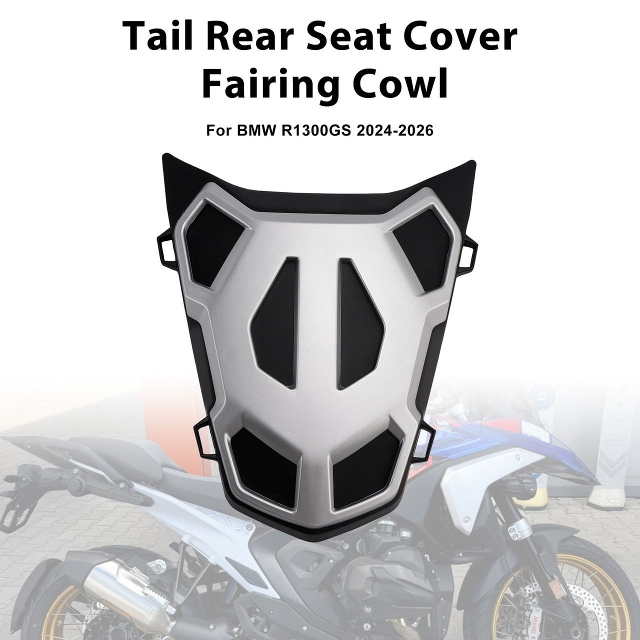2024-2026 BMW R1300GS Tail Rear Seat Cover Fairing Cowl Silver Generic