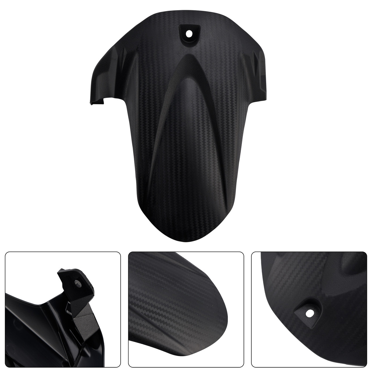 2011-2025 Suzuki GSX-R600 / GSX-R750 Rear Fender Mudguard Fairing Black Generic