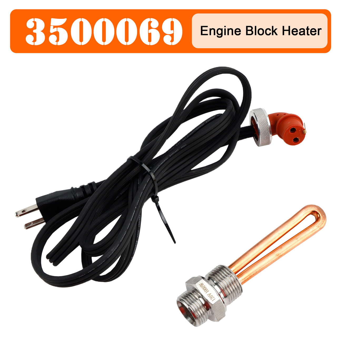 2003-2010 Ford Truck V8 Engine Block Heater 3500069 Generic