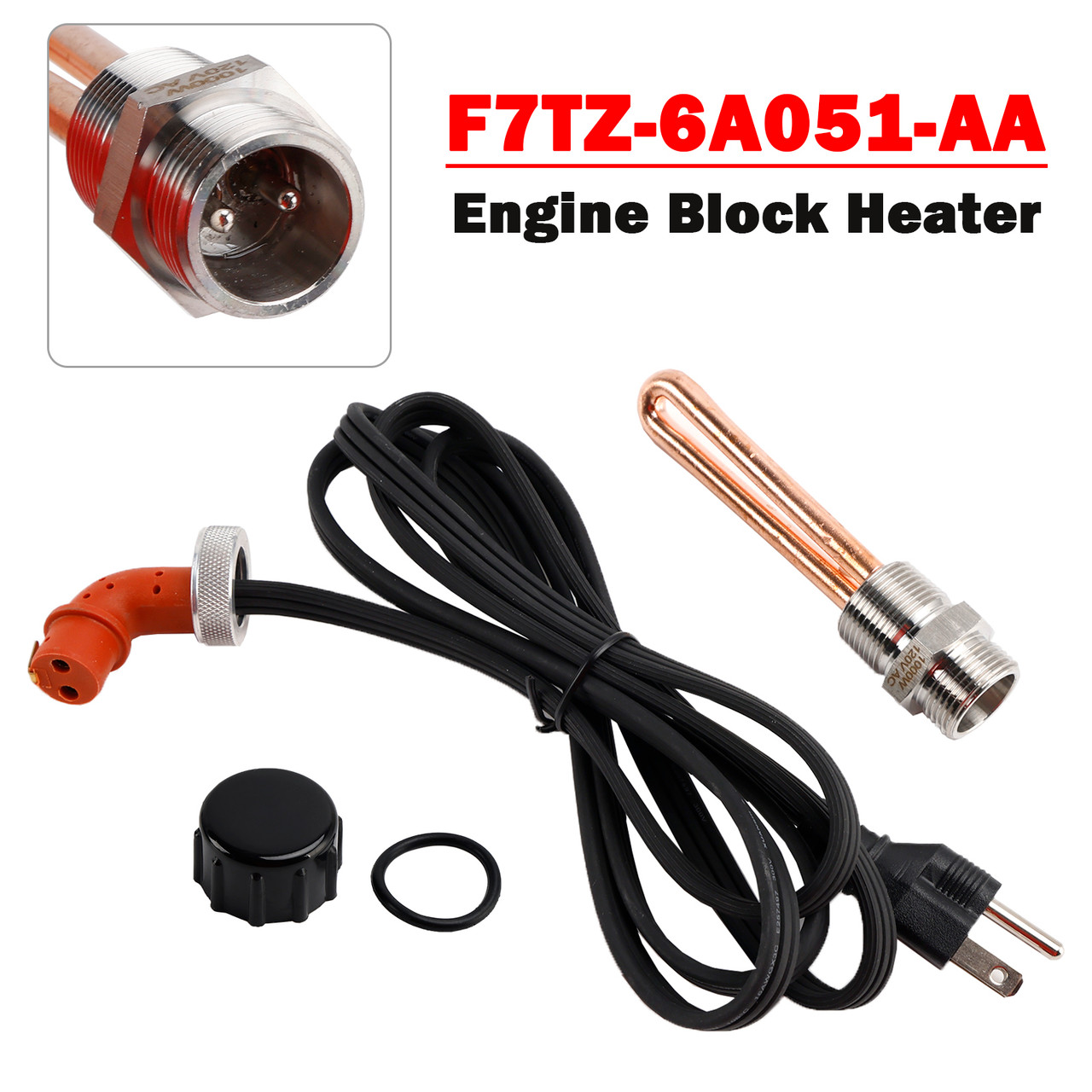 1997-2003 Ford 7.3 7.3L Diesel 120V 1000W Engine Block Heater F7TZ-6A051-AA Generic