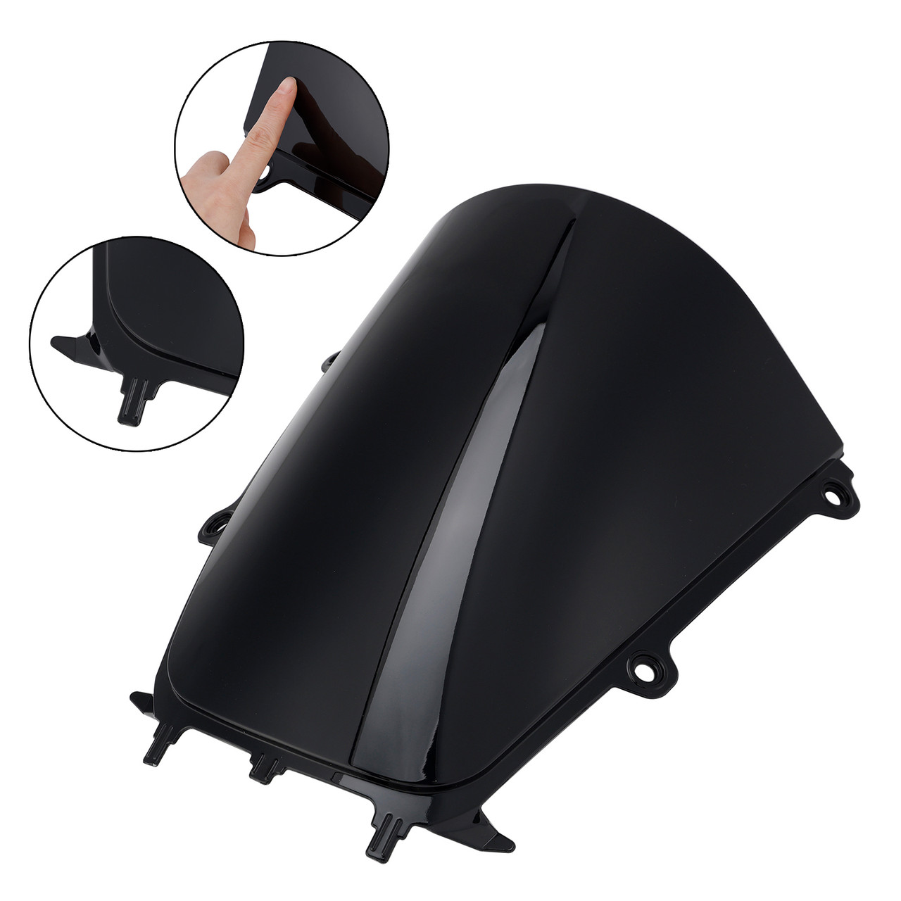 2025 YAMAHA YZF R9 Front Windshield Black Generic