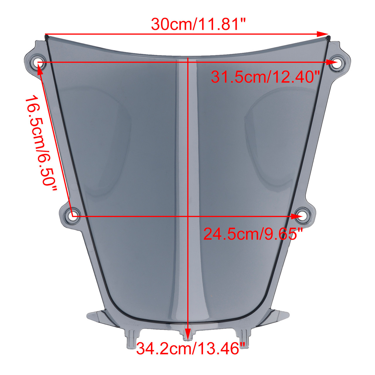 2025 YAMAHA YZF R9 Front Windshield Gray Generic