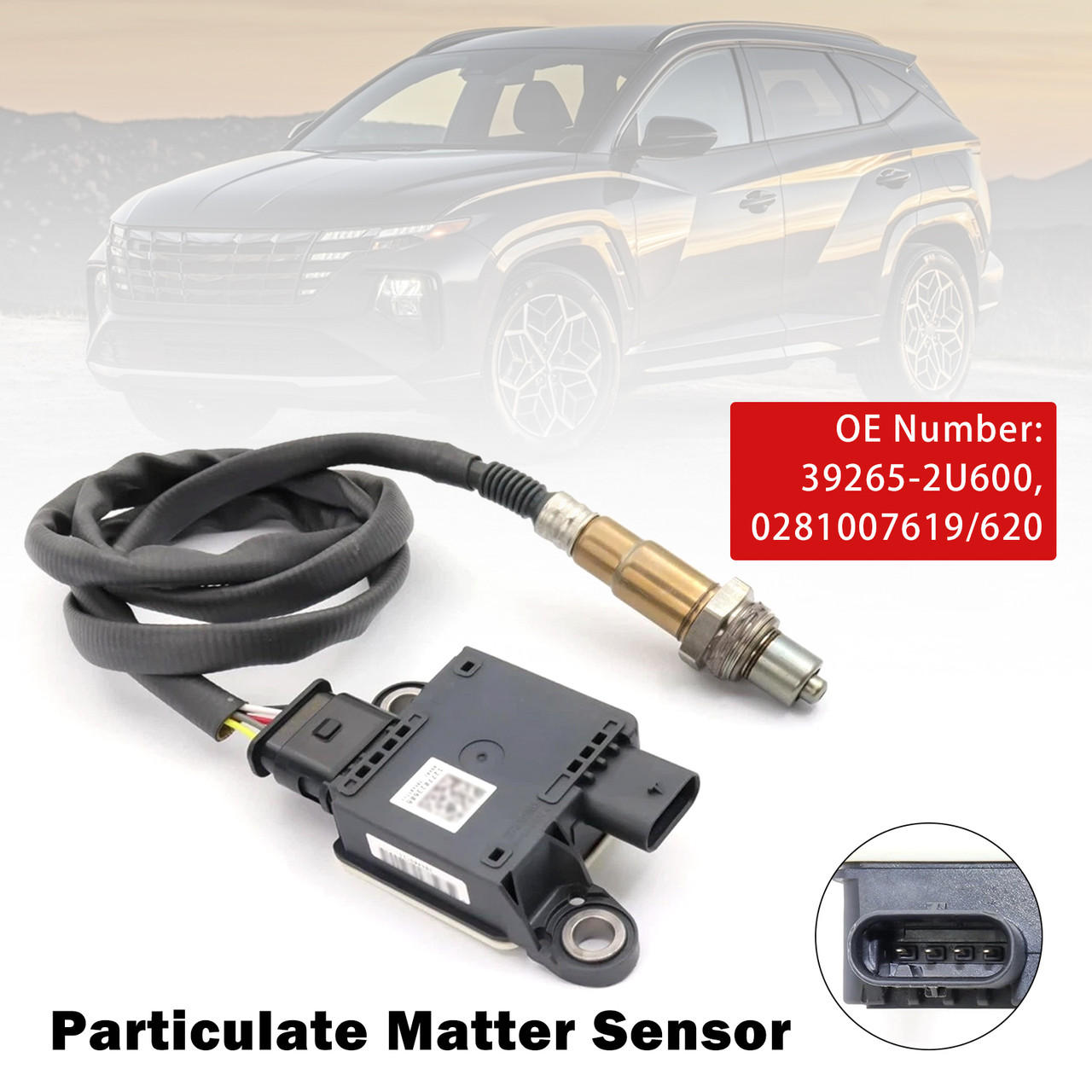 2011-2022 Hyundai Kia Tucson III Particulate Matter Sensor PM Sensor 39265-2U600 Generic