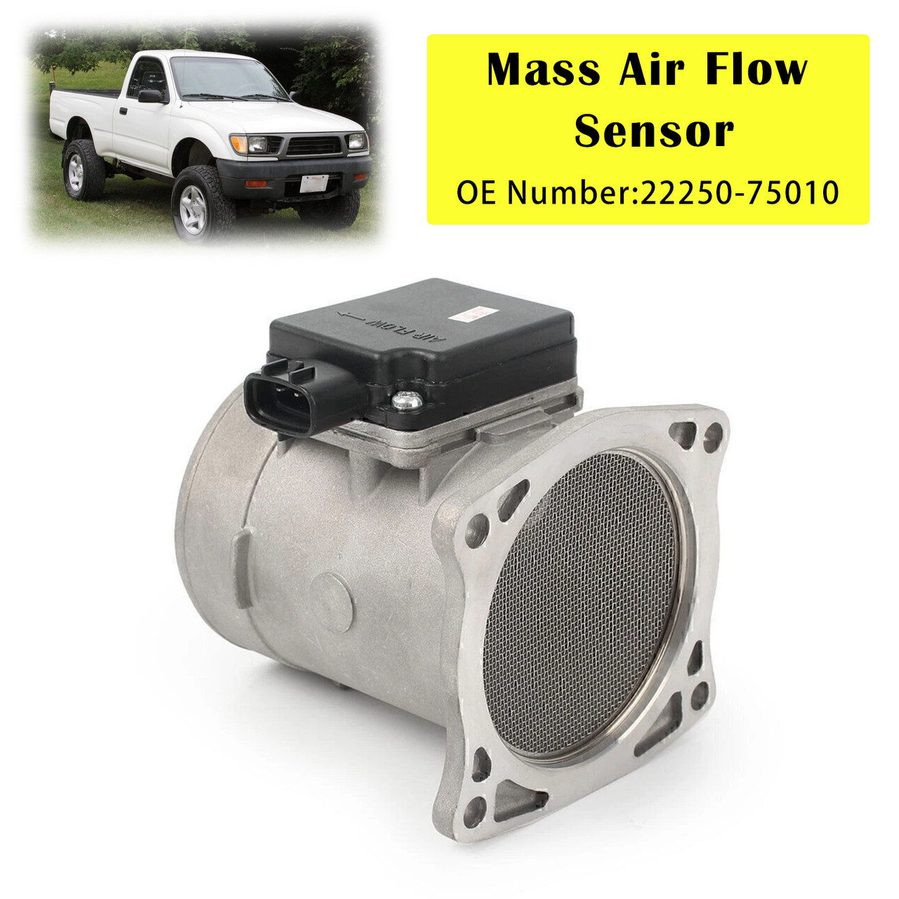 1994-1997 Toyota T100 2.7L Mass Air Flow Sensor Assembly 22250-75010 Generic
