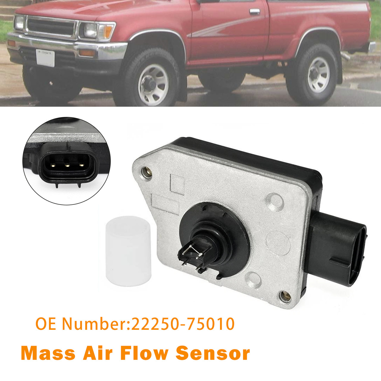 1994-1997 Toyota T100 2.7L Mass Air Flow Sensor 22250-75010 Generic