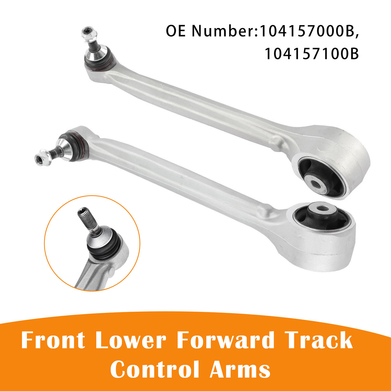 2012-2022 Tesla Model S 5YJS 2x Front Lower Forward Track Control Arms 104157000B Generic