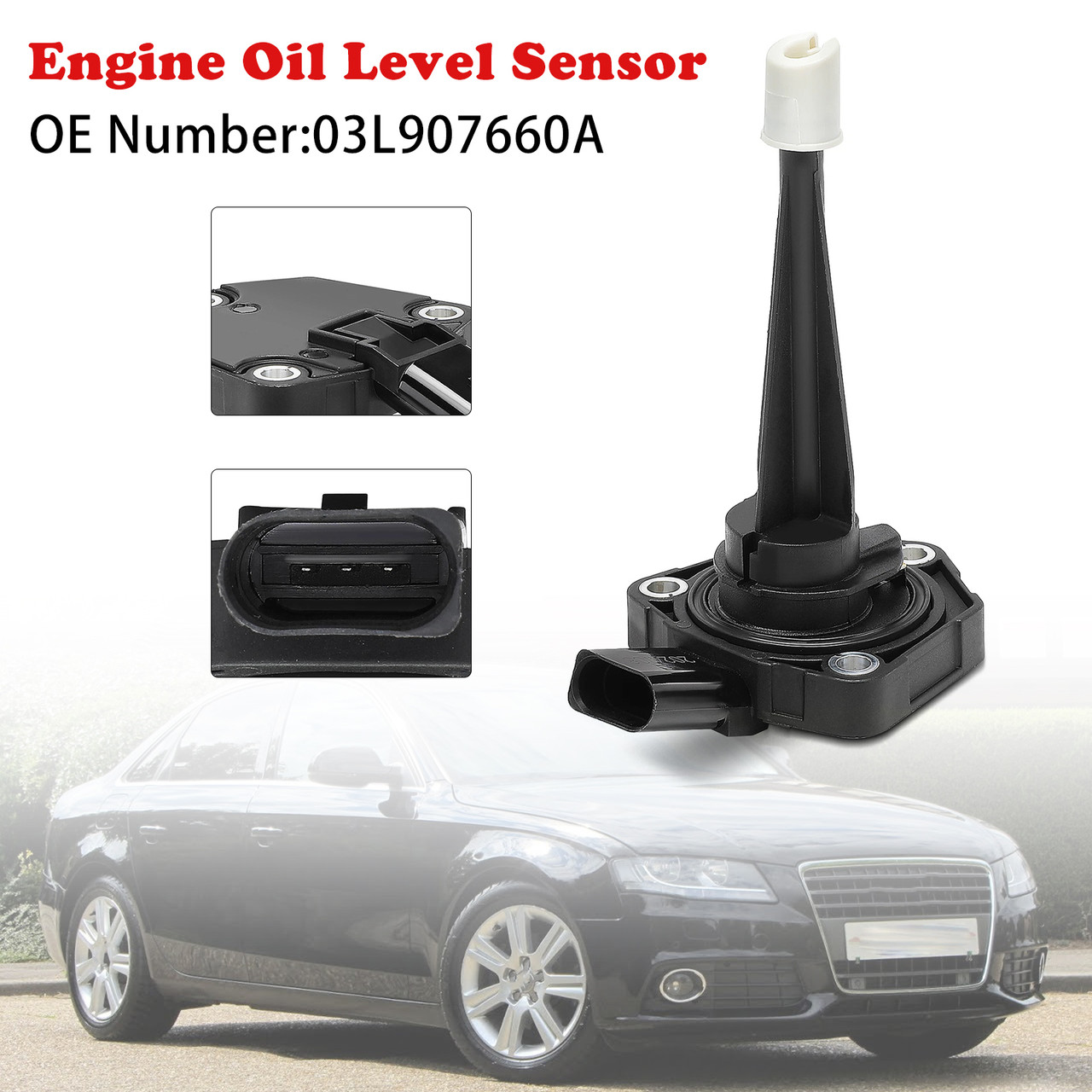 Audi A4 A5 A8 Q5 VW Amarok Transporter Engine Oil Level Sensor 03L907660A Generic