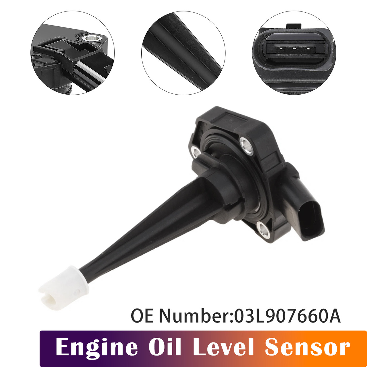 Audi A4 A5 A8 Q5 VW Amarok Transporter Engine Oil Level Sensor 03L907660A Generic