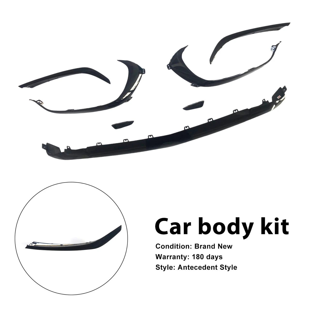 Body Kit Bumper Fit Mercedes Benz A-Class W177 A45 2019-2023 Upgrade W177 A45S