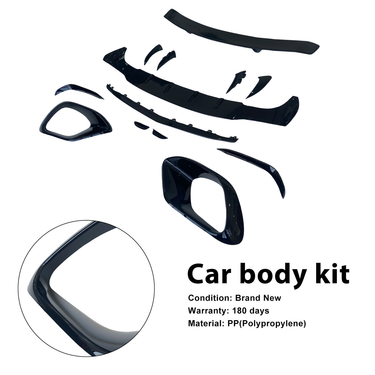 Body Kit Bumper Fit Mercedes Benz CLA W118 CLA45 2020-2024 Upgrade W118 CLA45S