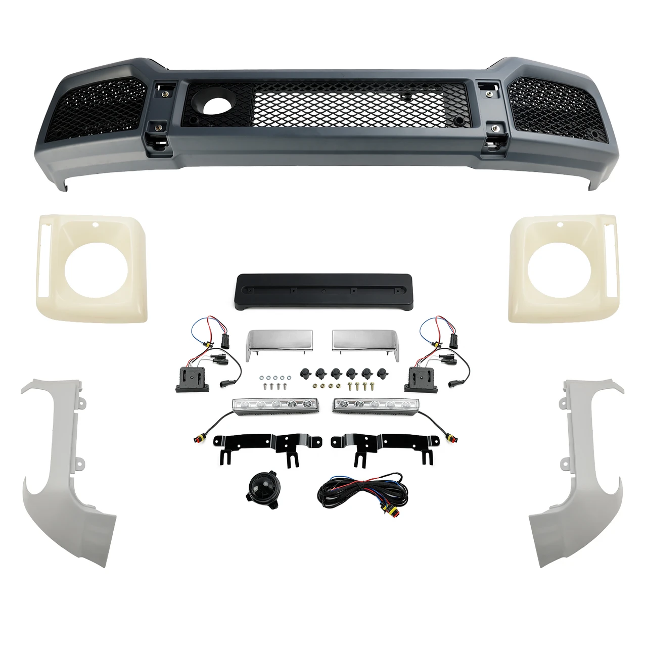 Body Kit Bumper Fit Mercedes W463 G550 G500 2002-18 Facelift G63 AMG Style