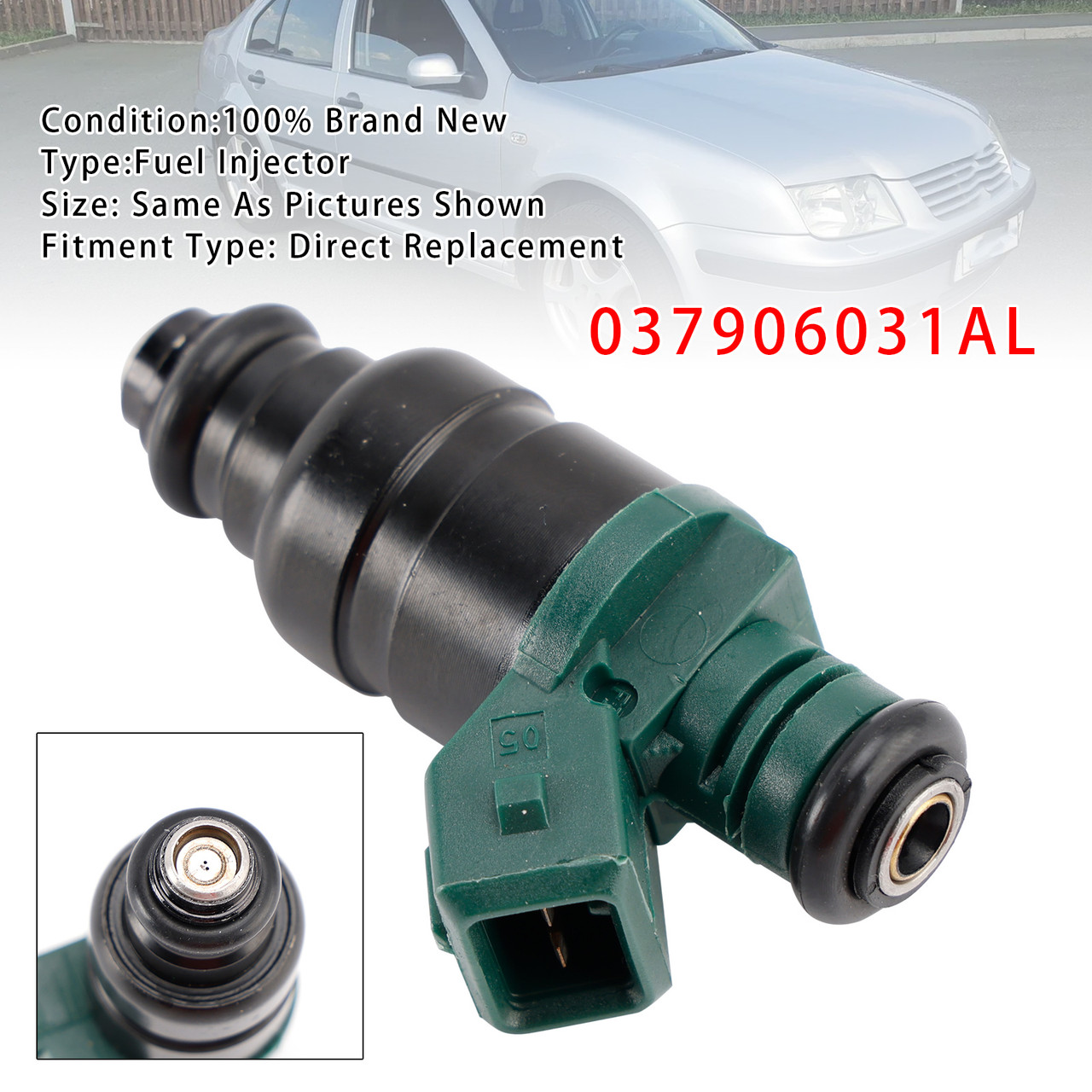 2005-2006 Seat Leon 1M1 1.6 1Pcs Fuel Injector 037906031AL 037906031AA Generic