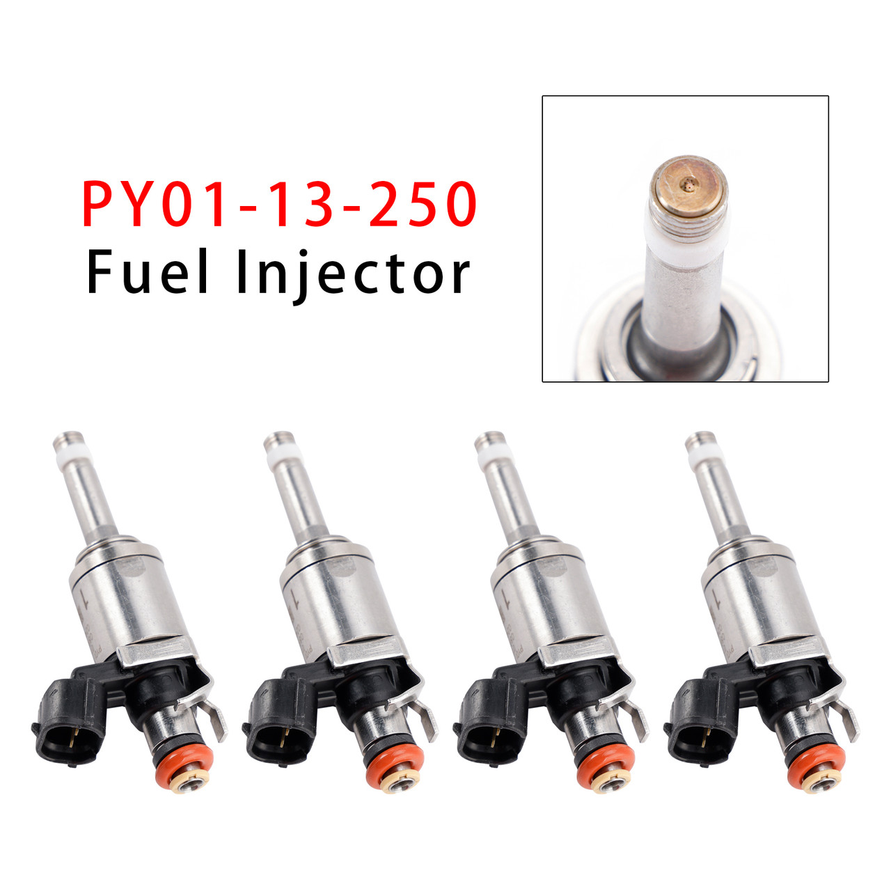 2014-2018 Mazda 3/6 2.5L 4Pcs Fuel Injector PY01-13-250 Generic