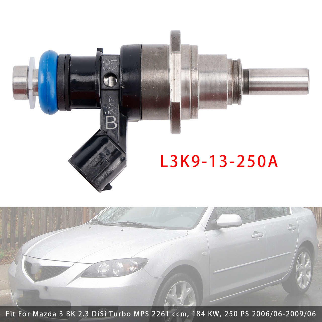 2006-2013 Mazda Speed 3/ 6 1Pcs Fuel Injector L3K9-13-250A Generic