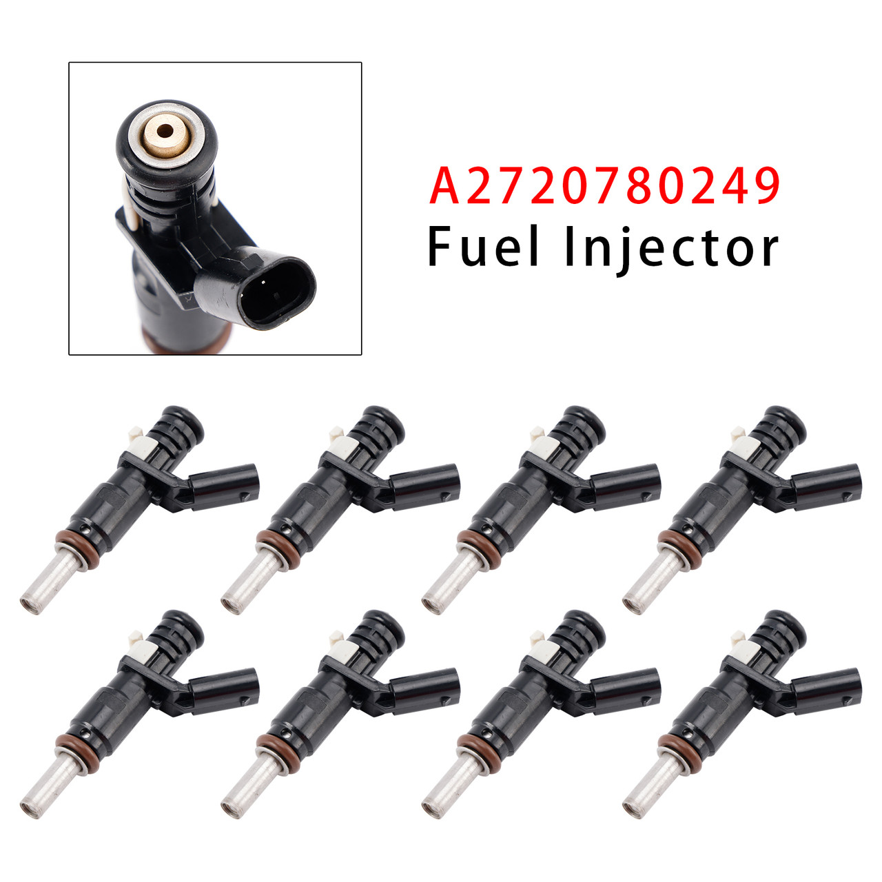 Mercedes-Benz E350 R350 S400 C280 C300 3.5L 8Pcs Fuel Injector A2720780249 Generic