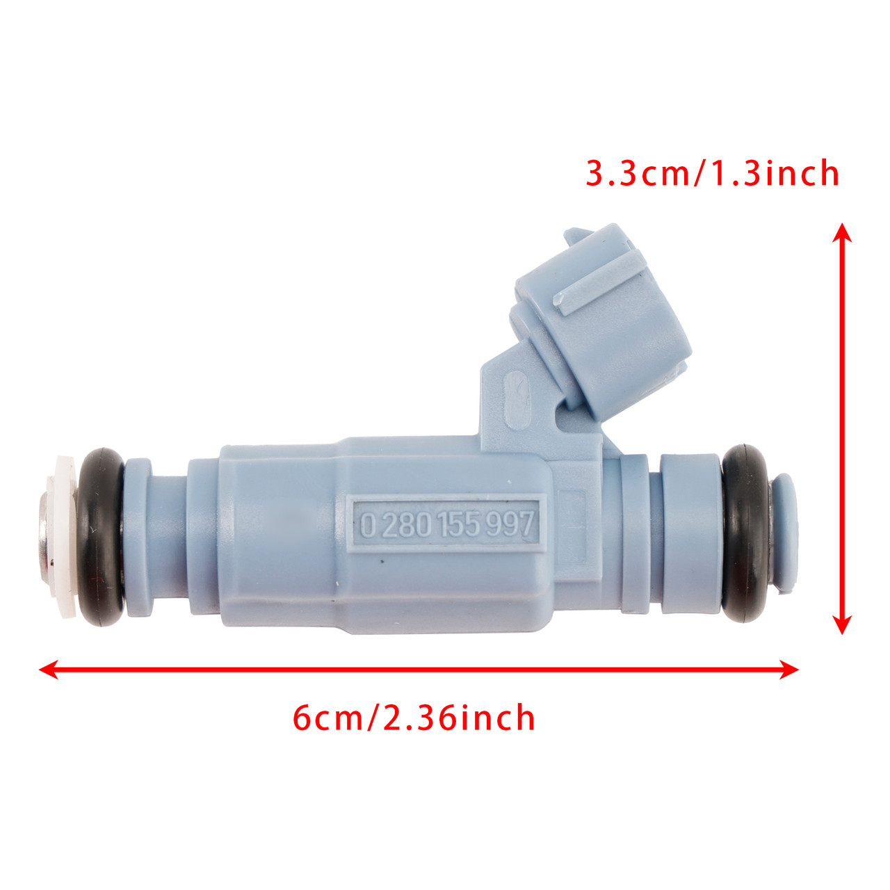 Seat 4Pcs Fuel Injector 0280155997 06A906031AD Generic