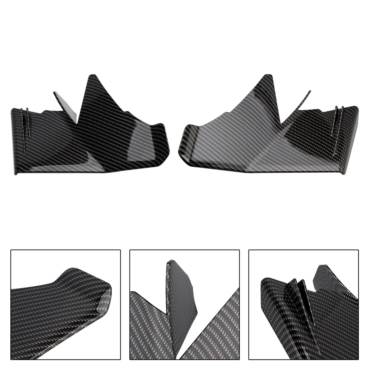 2024 Aprilia RS457 Air Deflector Spoiler Winglets Fairing Carbon Generic