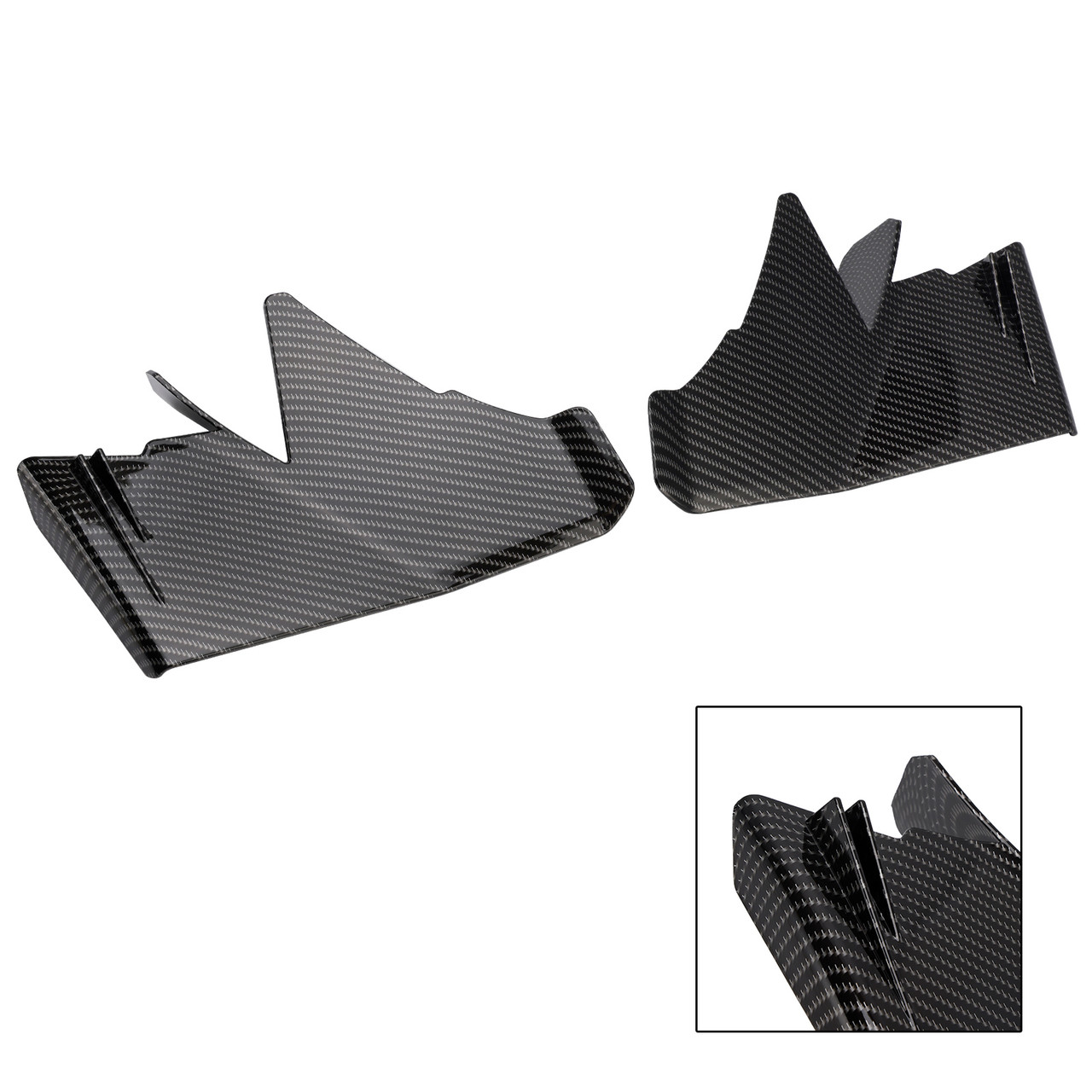 2024 Aprilia RS457 Air Deflector Spoiler Winglets Fairing Carbon Generic