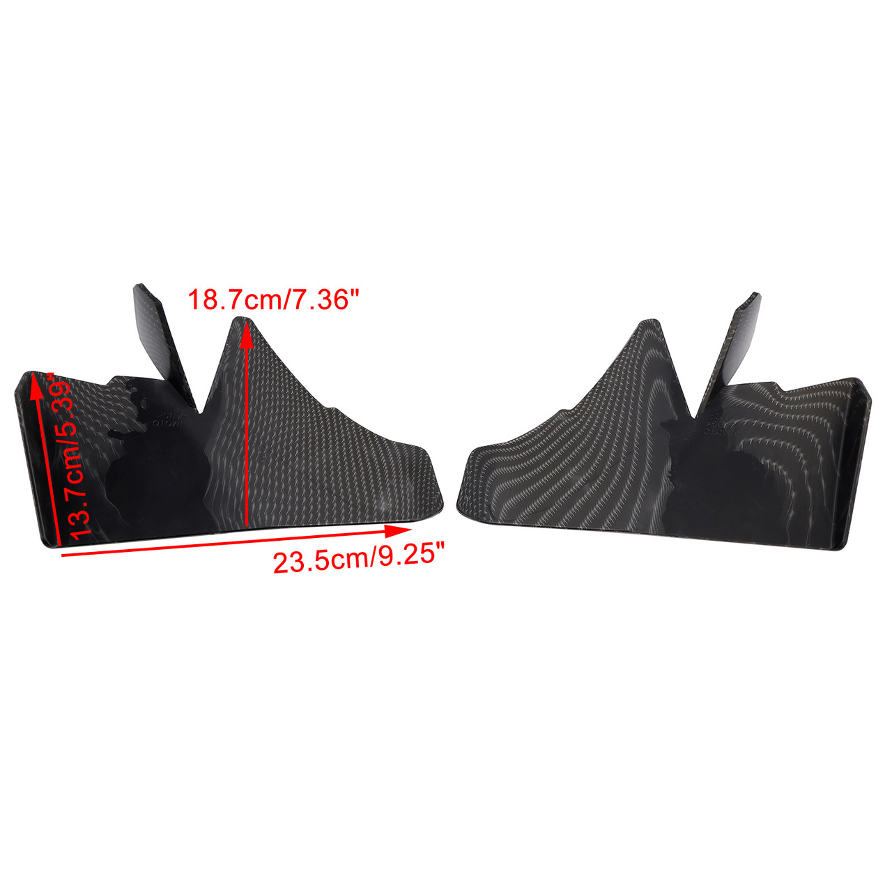 2024 Aprilia RS457 Air Deflector Spoiler Winglets Fairing Carbon Generic