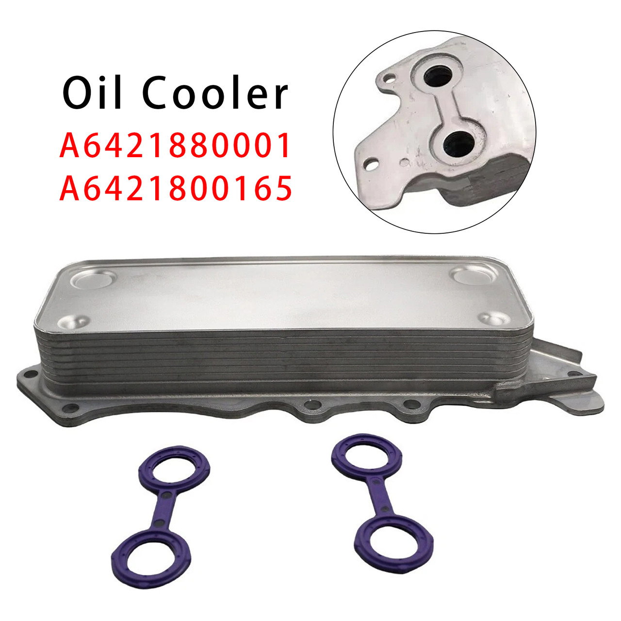 2006-2015 MERCEDES-BENZ GL-Class GLK-Class Oil Cooler A6421880001 A6421800165