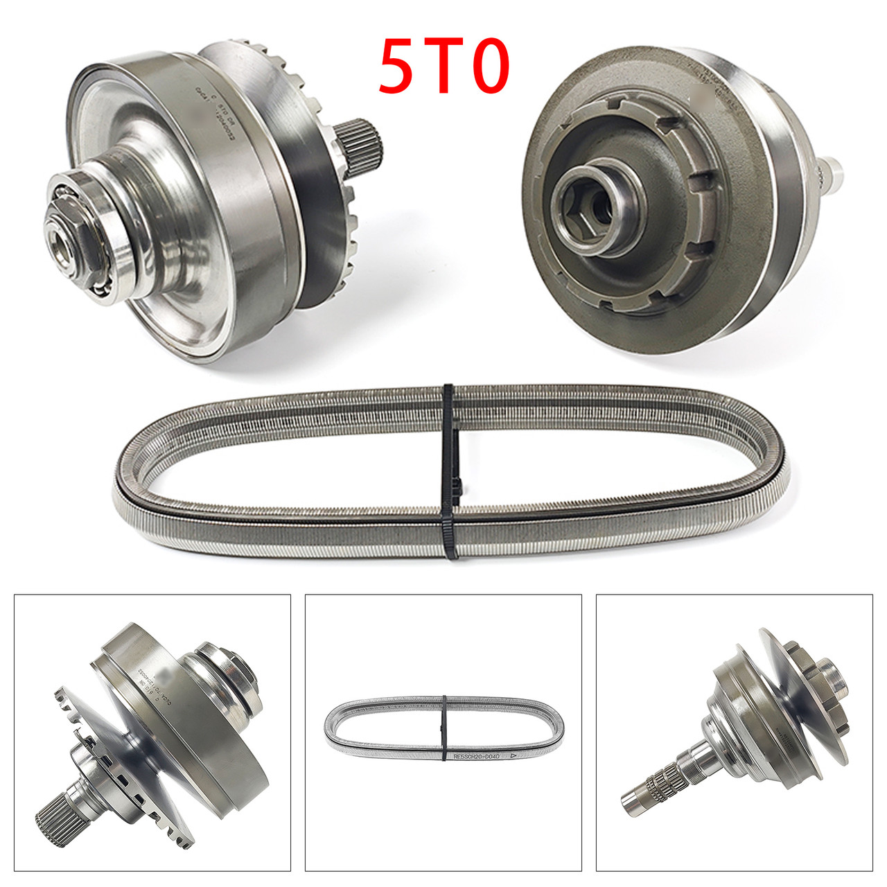 Automatic Transmission Pulley Assembly With Belt Chain For HONDA 5T0 Gearbox