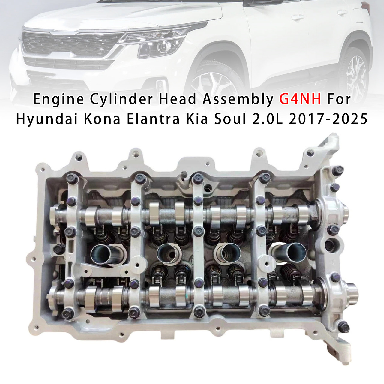 2020-2024 Kia Soul Seltos 2.0L Engine Cylinder Head Assembly G4NH Generic