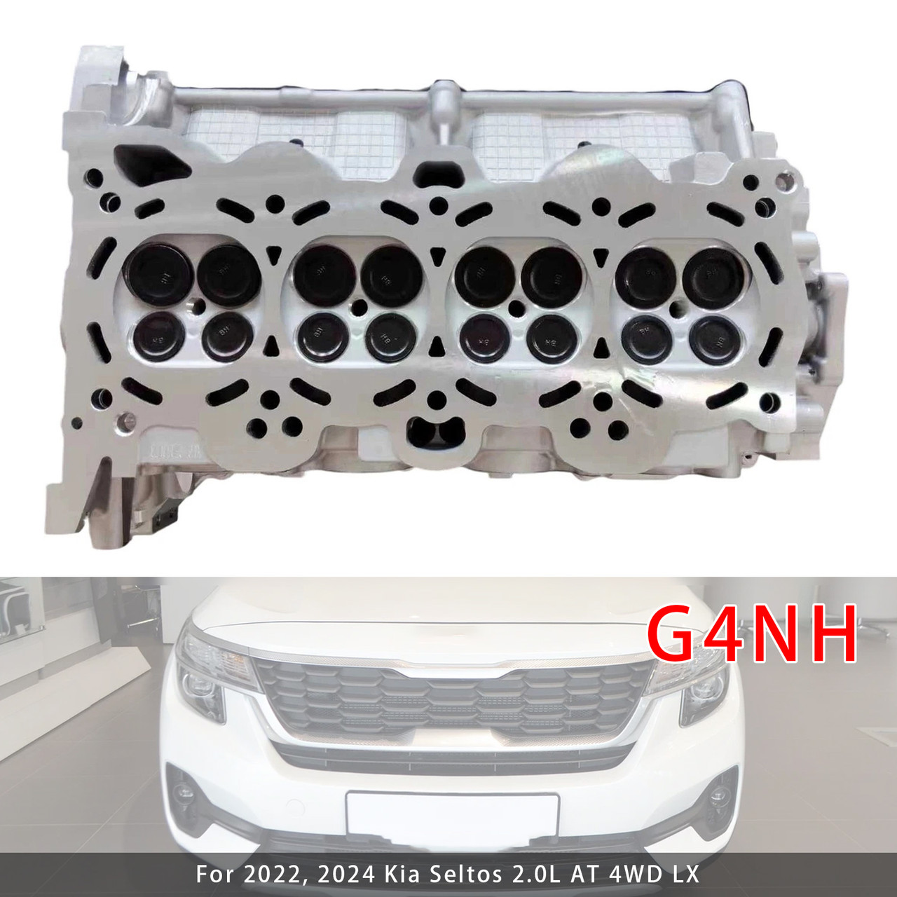 2020-2024 Kia Soul Seltos 2.0L Engine Cylinder Head Assembly G4NH Generic