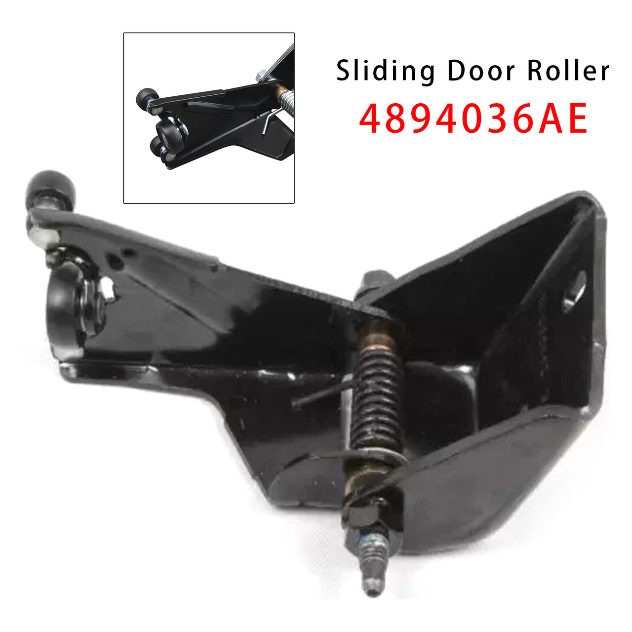 2001-2002 Chrysler Grand Voyager (Mexico) Sliding Door Roller Middle Right Side 4894036AE Generic