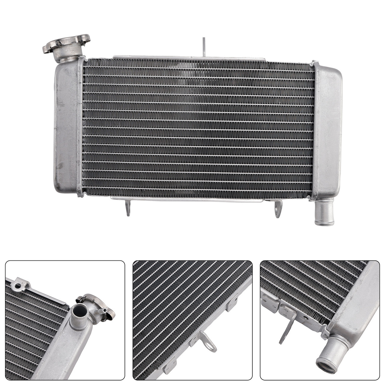 2013-2021 Honda CBR500R Aluminum Radiator Cooling Engine Cooler Silver Generic