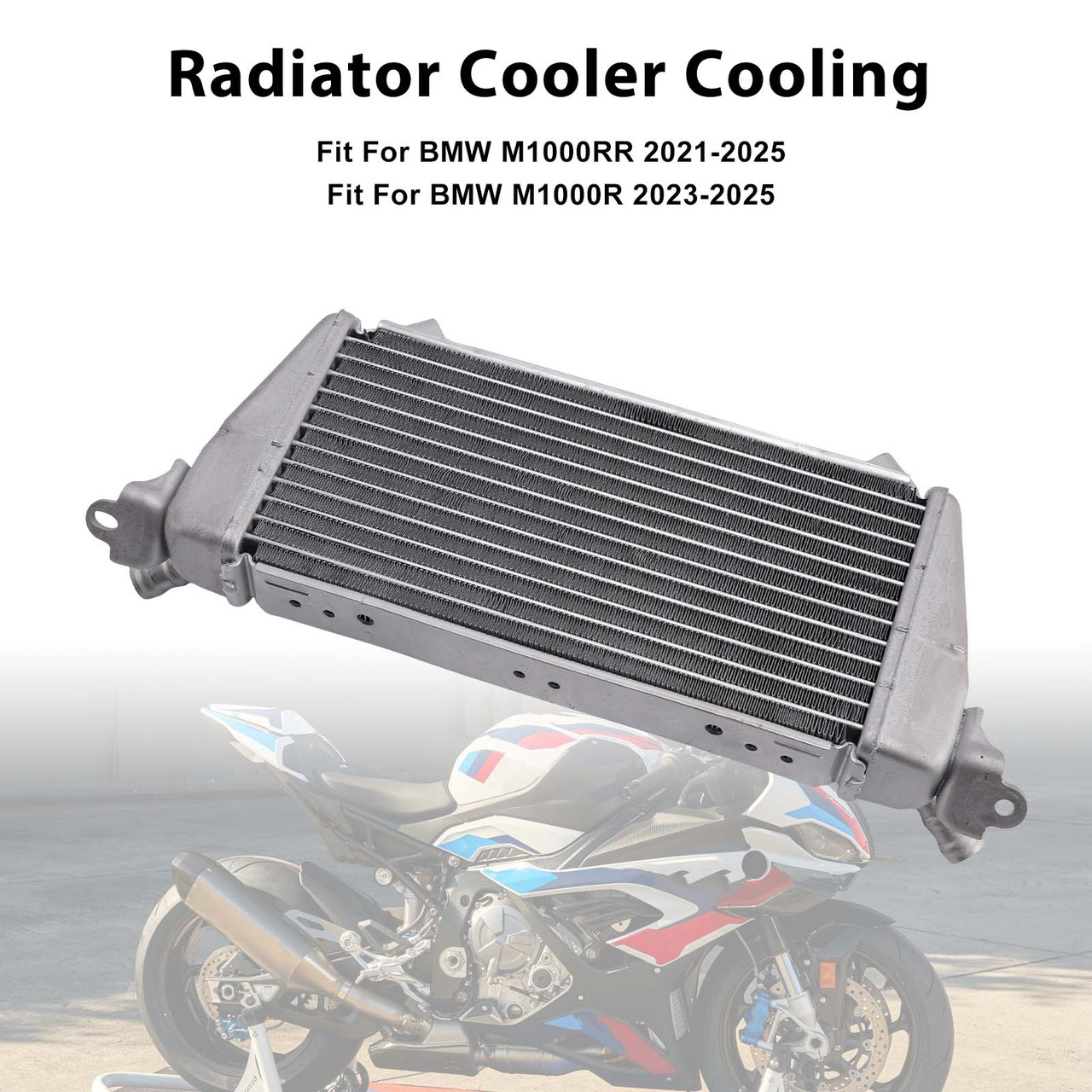 2021-2025 BMW M1000R/RR/XR Radiator Cooler Silver Generic