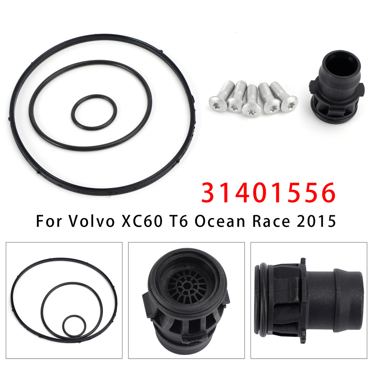 2007-2016 Volvo XC60 XC70 XC90 Vacuum Pump Gasket Repair Kit 31401556 Generic