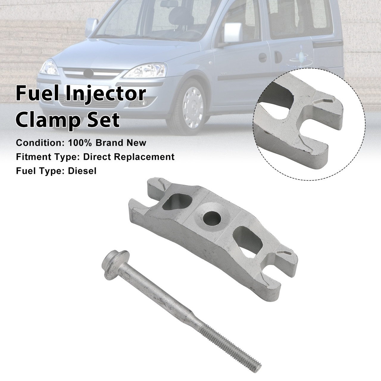 Fuel Injector Holder Tie Down Clamp Set 03L130216 Fit Audi Fit Seat Fit Skoda