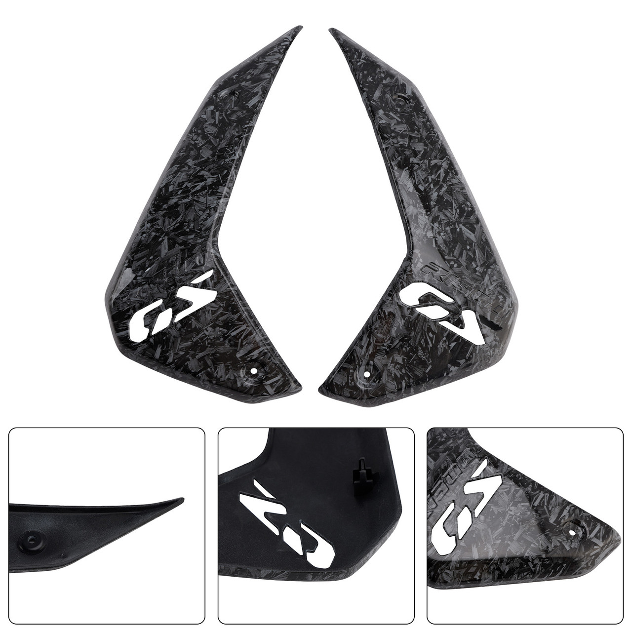 2024-2026 BMWR1300GS Side Frame Fairing Cowl Guards Radiator Cover Forge Generic