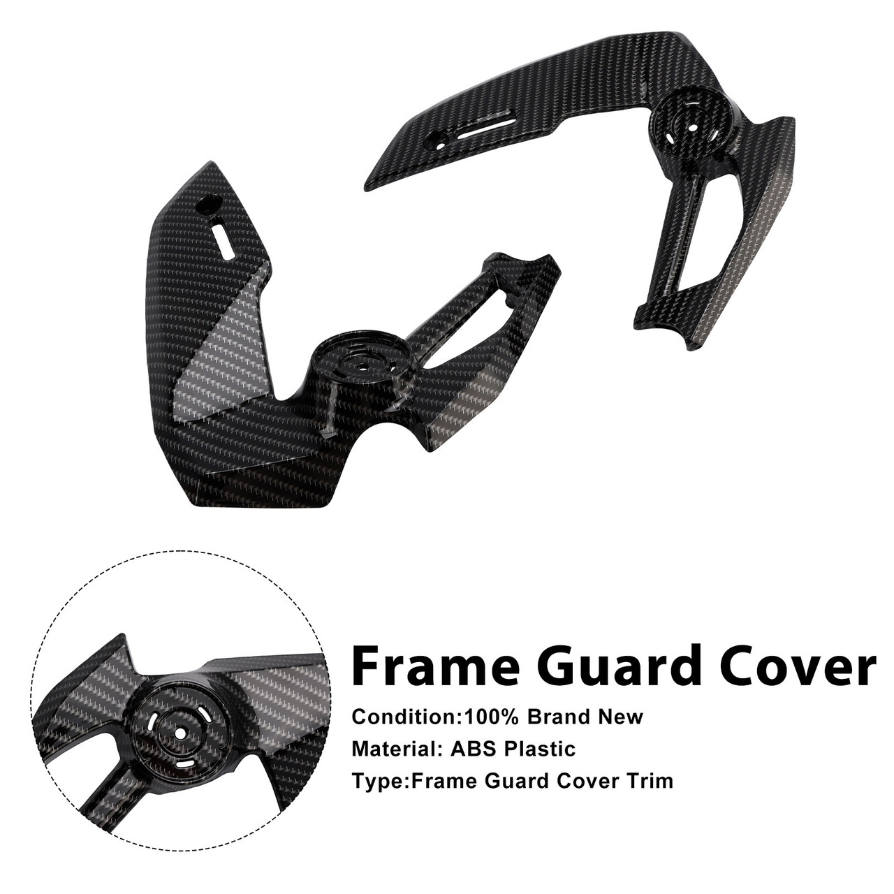 2025-2026 Kawasaki Z900 Frame Side Cover Guard Fairing Carbon Generic