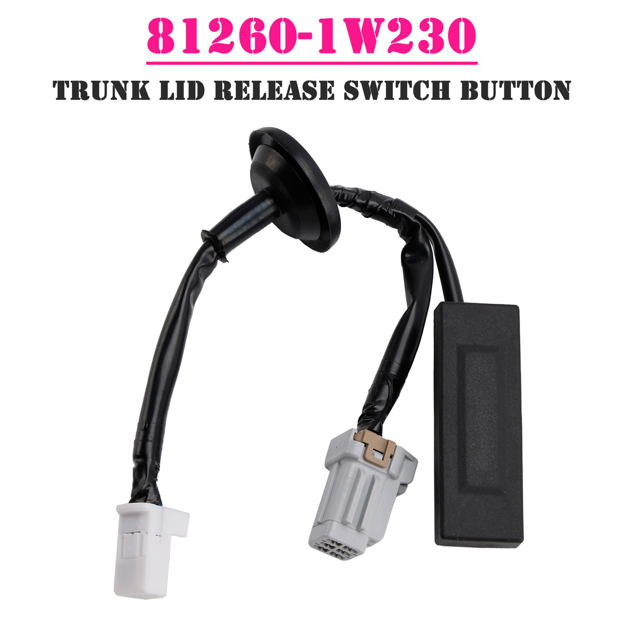 2011-2017 Kia Rio III Trunk Lid Release Switch Button 81260-1W230 Generic