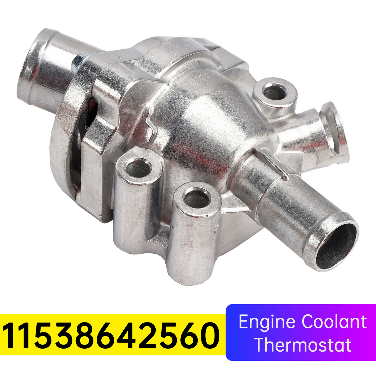 2006-2013 Volvo C30 C70 2.4L 2.5L Thermostat Housing Aluminum Upgrade Kit 31319606 Generic