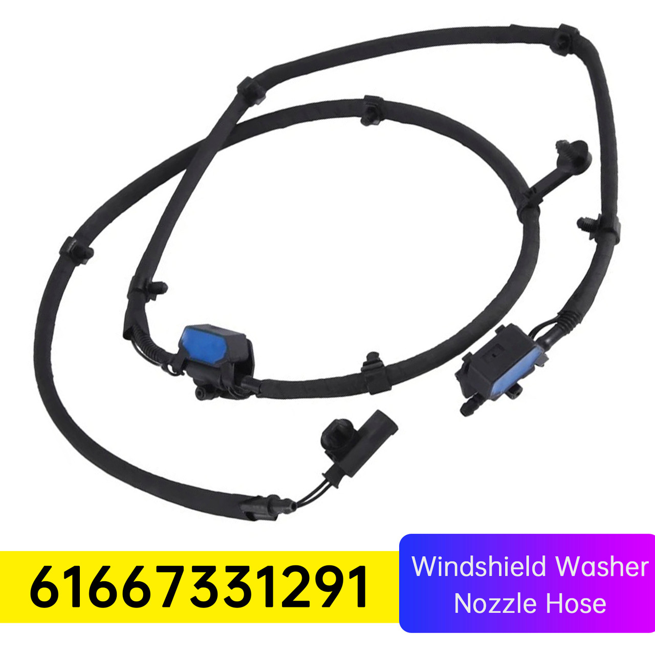 2013-2021 BMW 2 Series F45 F46 218i 220i Windshield Washer Nozzle Hose 61667331291 Generic