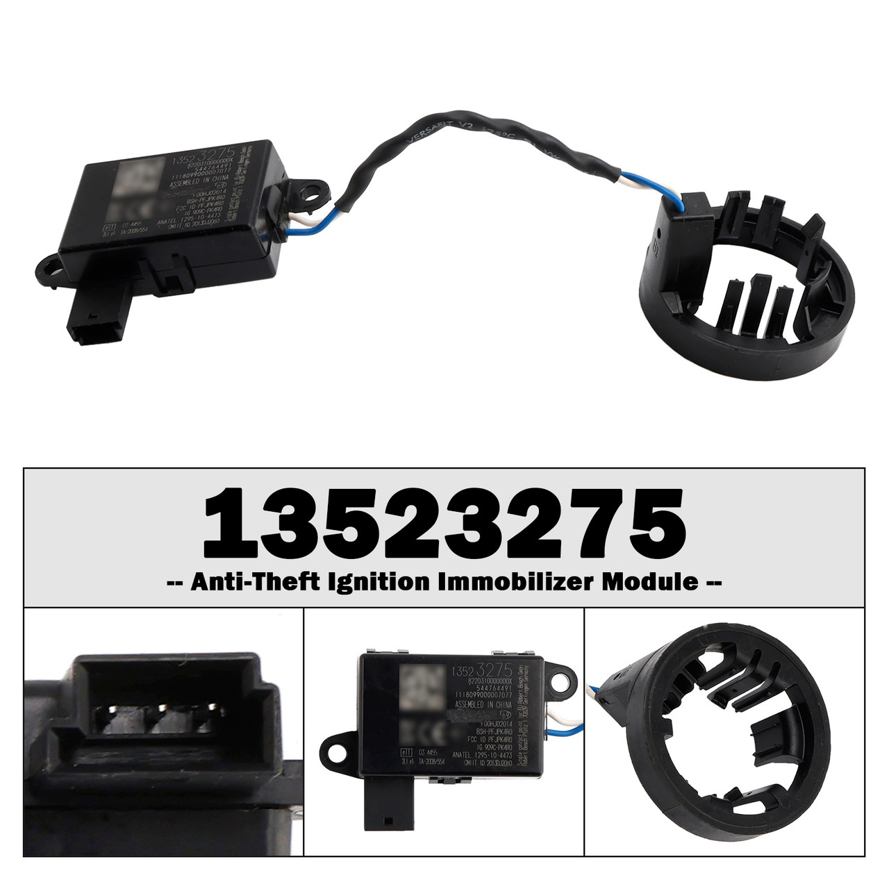 2011-2018 Chevrolet Cruze Anti-Theft Ignition Immobilizer Module 13523275 Generic
