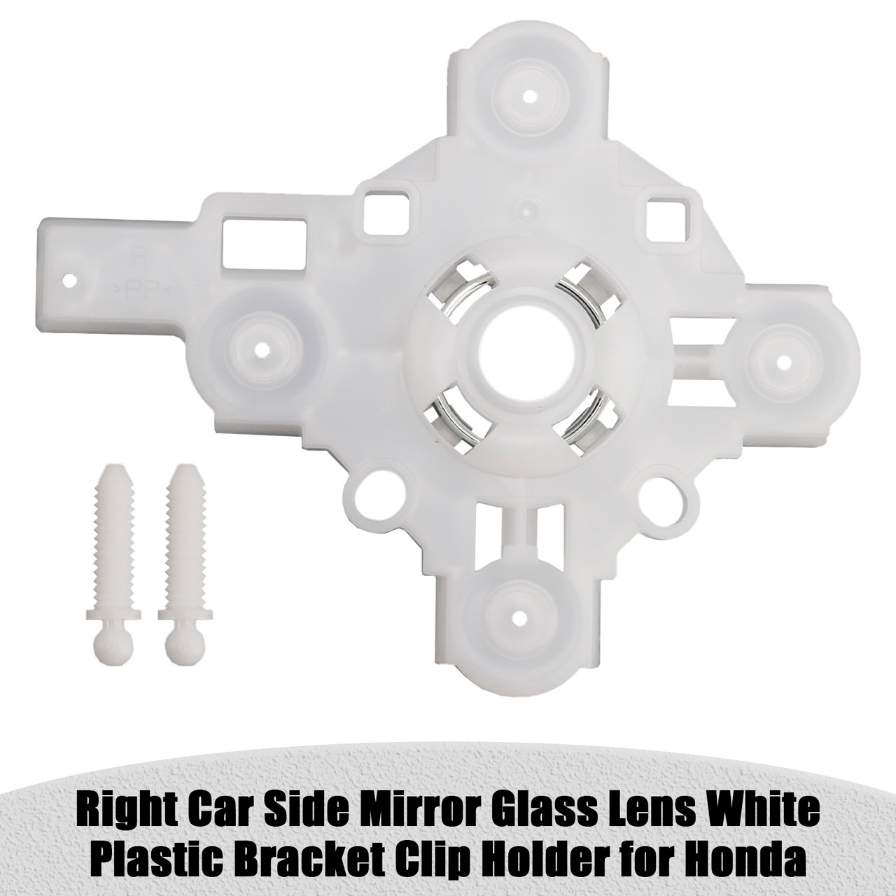 2017-2021 Honda CRV Right Car Side Mirror Glass Lens White Plastic Bracket Clip Holder Generic