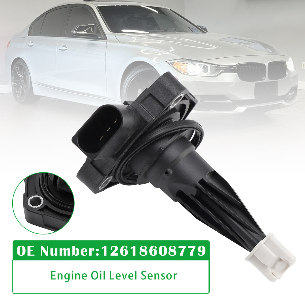 2014-2015 ActiveHybrid 3 F30 Engine Oil Level Sensor 12618608779 Generic